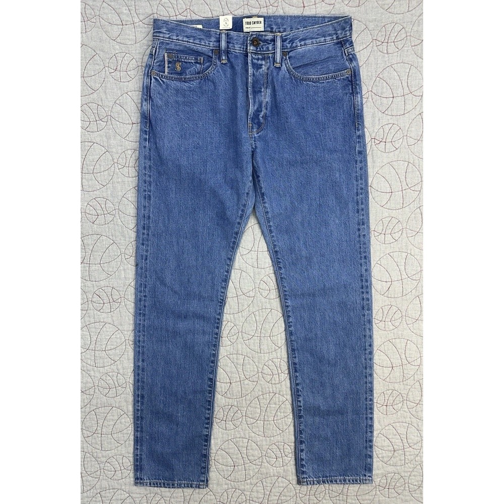 NWT Todd Snyder Slim Fit Selvedge Denim Jeans Washed Blue 30x32 JE030830 NEW